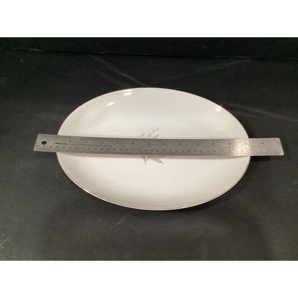 Kaysons Fine China of Japan Golden Rhapsody 12 1/4" Oval Serving Platter Tray